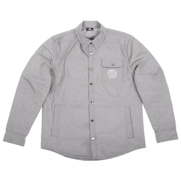 NEW Cabrinha Maui Long Sleeve Shacket Grey Logo Kiteboard Outdoors Windbreaker - Picture 6 of 10